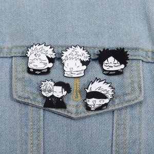 Cartoon anime characters Enamel Pins Custom Q version image Brooches Lapel Badges Cartoon Punk Jewelry Gift for  Friends