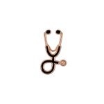Stethoscope Collection Enamel Pins Cartoon Doctor Nurse Brooch Lapel Pin Custom Medical Badges Graduation Gift for Students