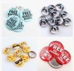 CUSTOM PINBACK BUTTONS any photos designs badge pins personalized 1.25 Or 2.25.