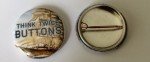 100 Custom 1" inch Buttons Badges Pins Punk Indie Bands Rock Pinback