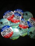 100 Custom 2.25" inch Buttons Badge Pins Punk Pinbacks Personalized Political