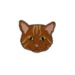 Animal Pin Pet Pin Zoo Pin Cat Pin Custom Lapel The Orange Cat Pin Pet