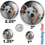 Custom Pins, Custom Buttons, Design Your Own Personalized Pinback Button Badges (1 Pack, 2.25" - Standard)