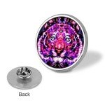 CASNUDOS Custom Pins Bulk Personalized Design Your Own Photo Logo Text Pins Buttons Aluminum Alloy Material Lapel Pin Suitable for Shirt Jacket Business Wedding (Round)