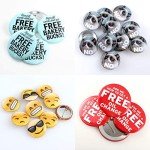 Custom Pins, Custom Buttons, Design Your Own Personalized Pinback Button Badges (1 Pack, 2.25" - Standard)