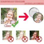 Custom Button Pins, Custom Buttons Custom Pins, Custom Photo Buttons Pins, Campaign Buttons Photo Buttons Custom Badge Make Your Own Buttons, Button Pins(Large- 2.28 inch)