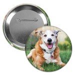 Big Dot of Happiness Custom Picture - Custom Picture Pinback Buttons - Custom Face Pinback Buttons - 3 inch Pinback Photo Buttons - Set of 8