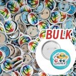 Custom Button Pins, Custom Buttons Custom Pins, Custom Photo Buttons Pins, Campaign Buttons Photo Buttons Custom Badge Make Your Own Buttons, Button Pins(Large- 2.28 inch)