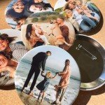 Big button with photo, Large Photo Pinback Buttons, Design Your Own picture 3.5 inch Button Pin