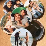 Big button with photo, Large Photo Pinback Buttons, Design Your Own picture 3.5 inch Button Pin