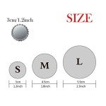 Generic Personalized Pins 1-1000 Pcs Custom Button Pins Custom Buttons, Design Your Own Pins Personalized Pins Button L, Black