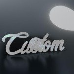 Personalized Custom Name Brooch Pin Customized Collar Jewelry Steamer Needle 3 Colors With Nameplate Brooches for Women(Silver)