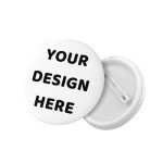 Generic Bulk Custom Pins Buttons Custom Pins，Custom Buttons Design Your Own Personalized Pins Button Badges M, Black