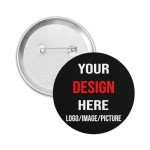 Generic Custom Pins Buttons Bulk Custom Photo Buttons Design Your Own Add Your Logo Picture Name Personalized Metal Pins Pinback Button Badges 1-1007PCS 2.32"" - 5.9cm