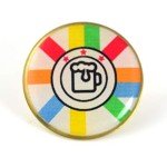 Custom 1" Round Photo Button Lapel Pins – Design Your Own with Logo or Photo – Set of 10 Metal Pins by StockPins – Made in USA
