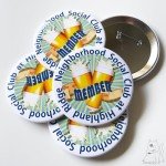 Custom Round Pinback Buttons, Design Your Own Customized 3.5 inch Button Pin