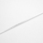 925 Silver Chain Baby's Breath Snake Square Women Jewelry Necklace 16-24"