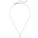 Kate Spade Signature Spade Mini Pendant in Blush  Rose Gold-Plated