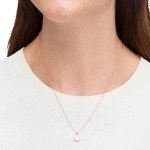 Kate Spade Signature Spade Mini Pendant in Blush  Rose Gold-Plated