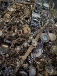 Vintage Estate Now Jewelry Lot 5 pieces NO junk SILVER AND GOLD TONE