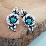 Fashion 925 Silver Dangle Drop Earrings Hook Women Turquoise Jewelry Ear Gifts