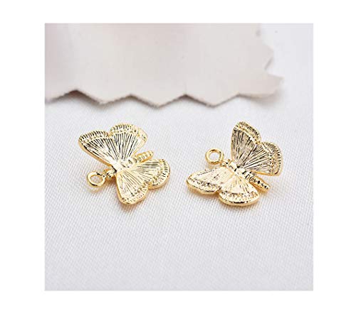 Hundred River Friendship Anchor Compass Necklace Good Luck Elephant Pendant Chain Necklace with Message Card (gold butterfly)