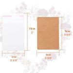 Earring Display Cards with Backs and Bags Set