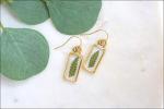 Fern Leaf Earrings with 14k Gold Filled Wire
