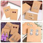 Earring Display Cards with Backs and Bags Set