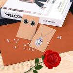 Earring Display Cards with Backs and Bags Set