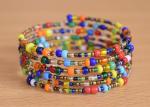 Set of 2 Beaded Bracelets - Boho Style
