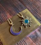 Witch Pendant Friendship Necklaces for Halloween Magic