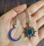 Witch Pendant Friendship Necklaces for Halloween Magic