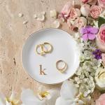 Personalized Ceramic Ring Dish Tray for Her