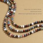 Colorful Gemstone Beaded Choker Necklace for Women