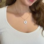 Gold Evil Eye Protection Necklace for Women