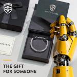 Bumblebee White Gold Plated Tennis Bracelet for Women