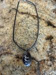 Custom Black and White Stone Necklace for Women