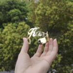 Personalized Stainless Steel Adjustable Name Cuff Bracelet