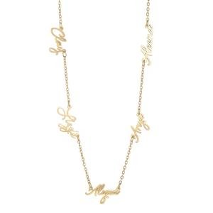 Personalized Stainless Steel Name Necklace 1-5 Names