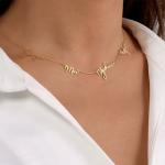 Personalized Stainless Steel Name Necklace 1-5 Names