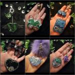 Custom Handmade UV Resin Keychains and Jewelry
