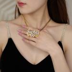 Personalized 3D Name Necklace with Birthstone