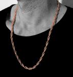 Customized Copper Rope Chain Necklace for Men