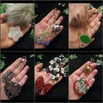 Custom Handmade UV Resin Keychains and Jewelry