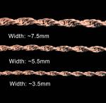 Customized Copper Rope Chain Necklace for Men