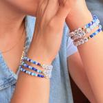 Personalized Glass Bead Friendship Bracelets