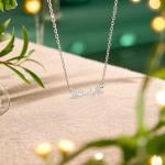 Personalized Butterfly Name Necklace in Stainless Steel