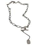 Custom Initial Zircon Heart Necklace