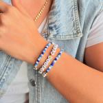 Personalized Glass Bead Friendship Bracelets